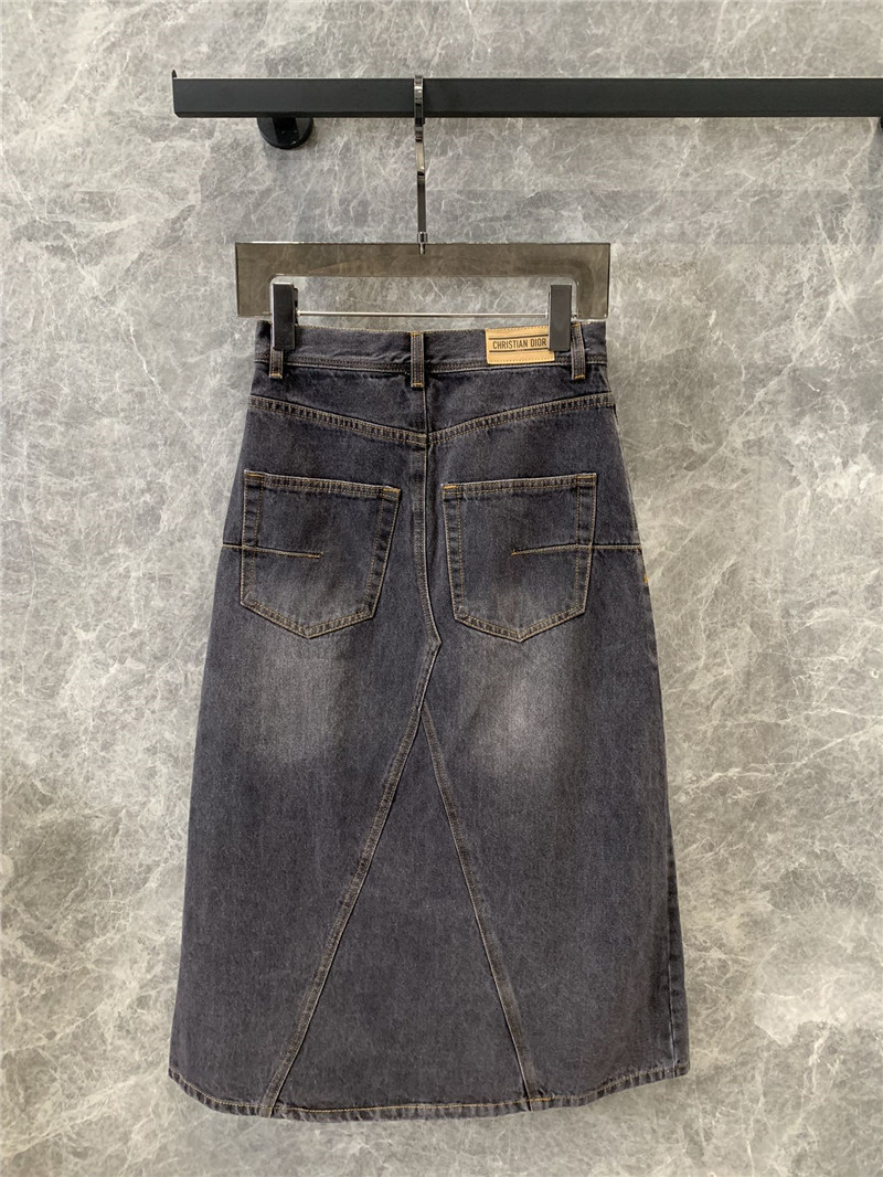 D10r stylish denim skirt replica designer clothes