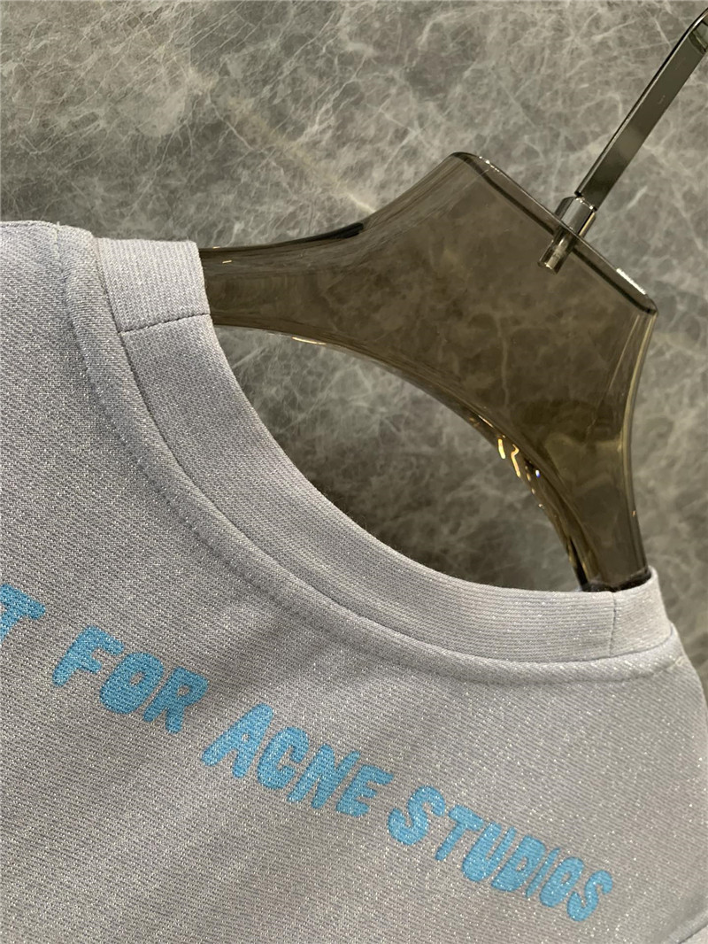 acne studios round neck short sleeve t-shirt replica designer clothes