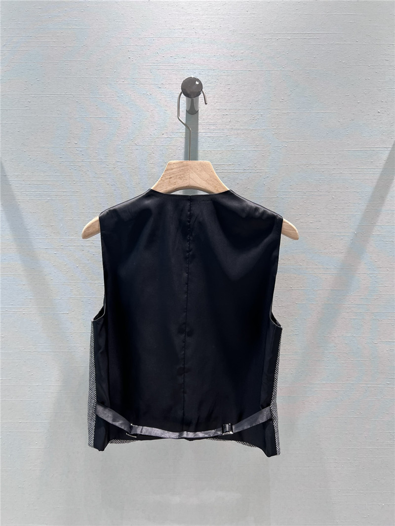 A1exa*der wang contrast color stitching suit vest replica clothes