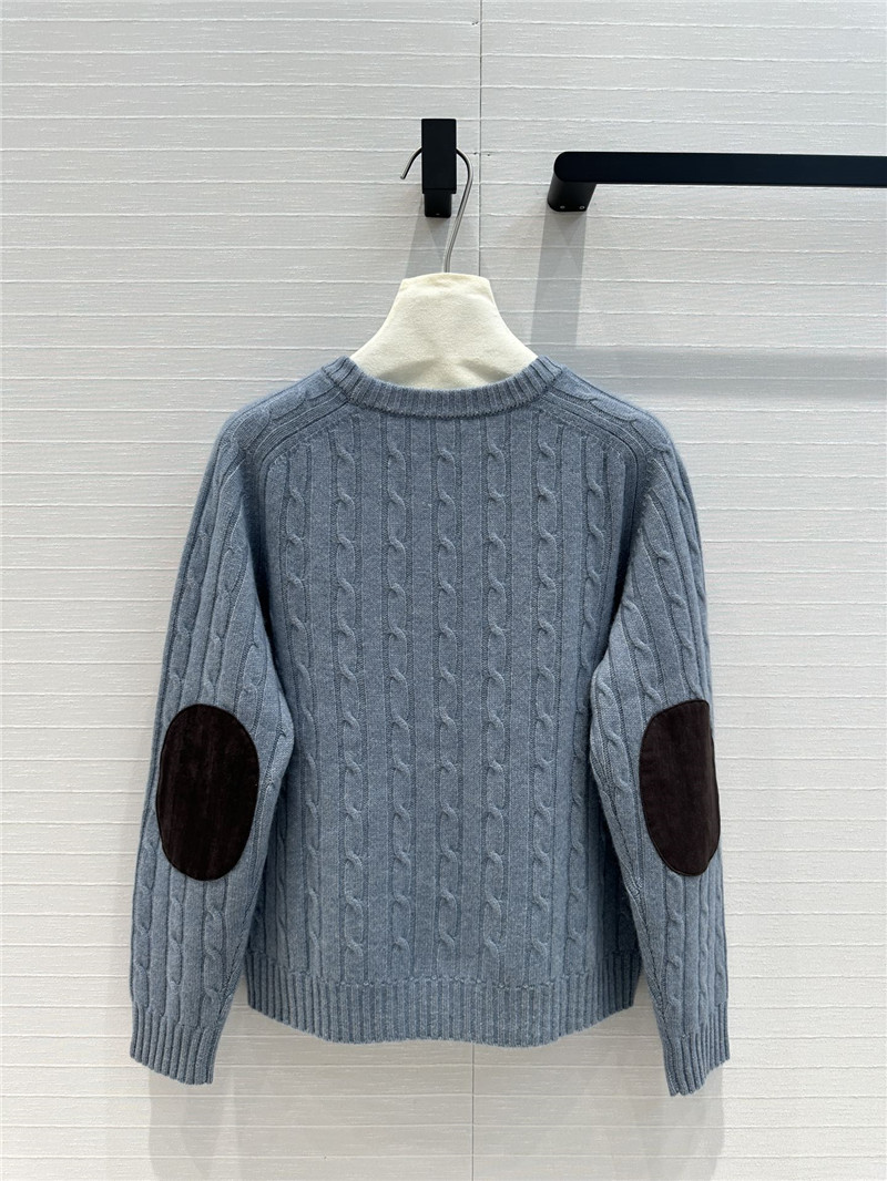 Ce1i*e cable knit cashmere sweater replica designer clothes