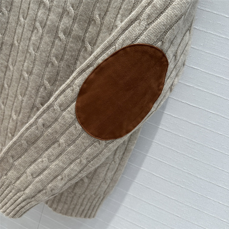 Ce1i*e cable knit cashmere sweater replica designer clothes