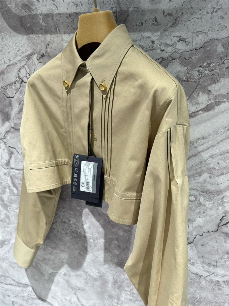 Ce1i*e short high-density poplin cotton jacket replica clothes