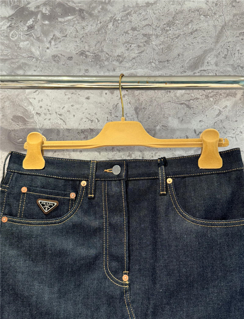 Pra*a denim skirt replica clothing sites