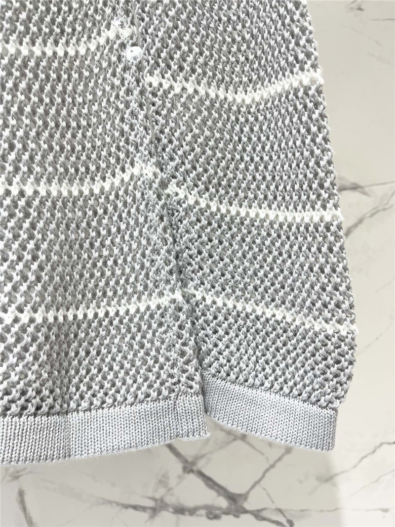 BC striped hollow knit sweater long sleeve replicas clothes