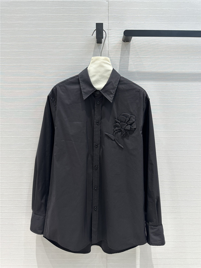 Va1e*ntin0 cotton oversized shirt replica clothing sites