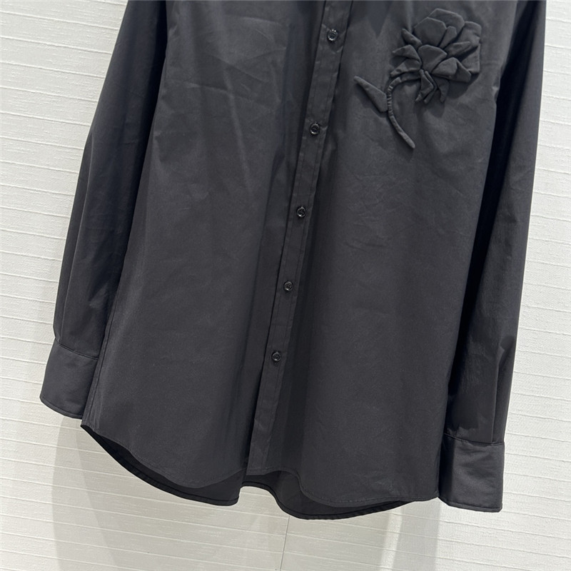 Va1e*ntin0 cotton oversized shirt replica clothing sites