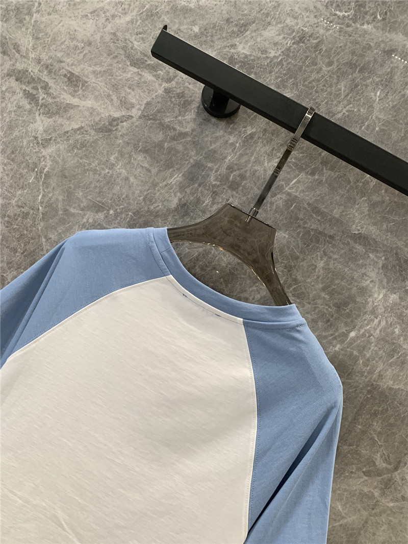 Balmain contrasting lettering short-sleeved T-shirt replica clothing