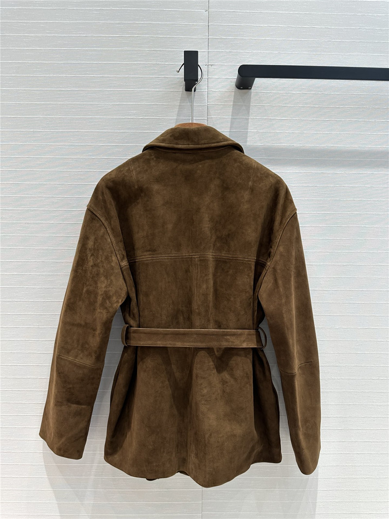M1um1u shirt jacket suede coat replica d&g clothing