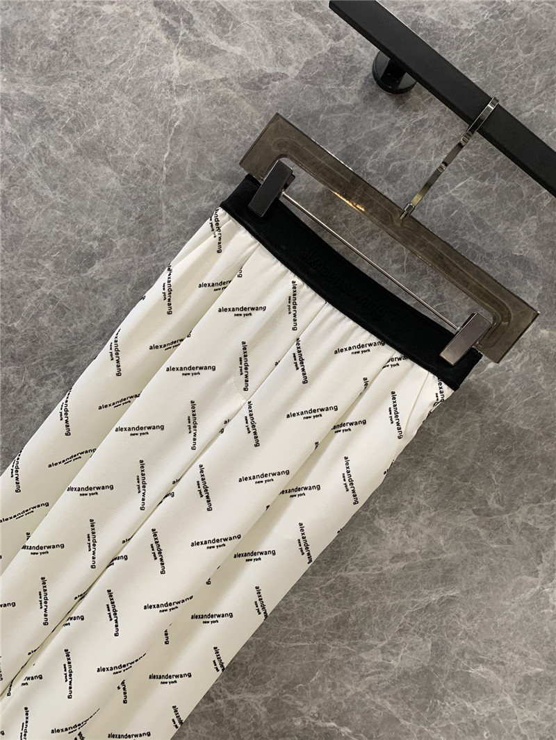 A1exa*der wang flocked printed casual pants replicas clothes