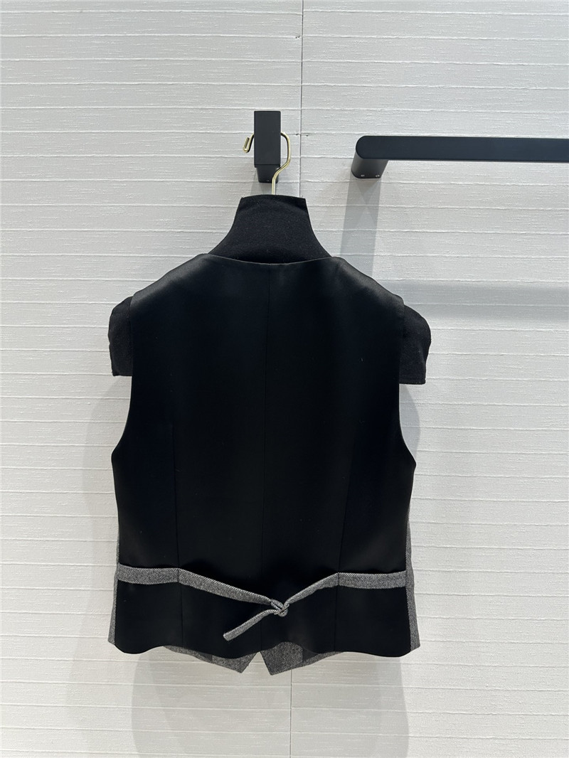 dio art style herringbone vest small jacket replica d&g clothing