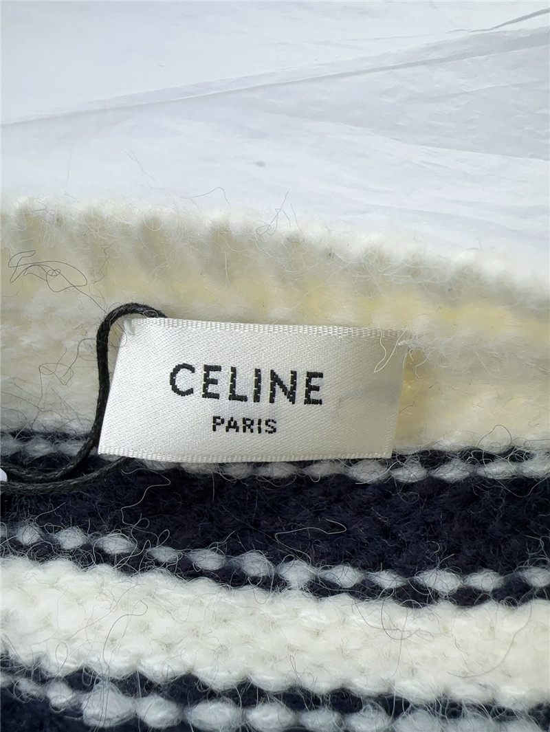 Ce1i*e striped crew neck knitted sweater replica d&g clothing