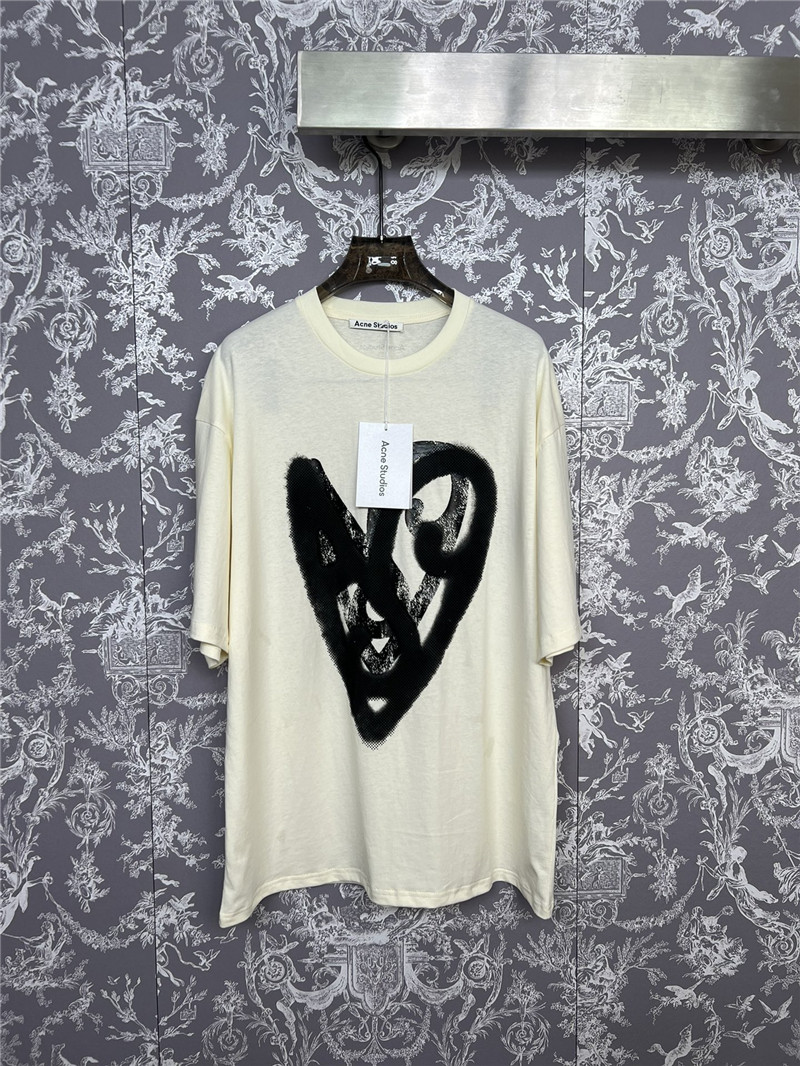 acne studios new abstract heart T-shirt replica clothing sites
