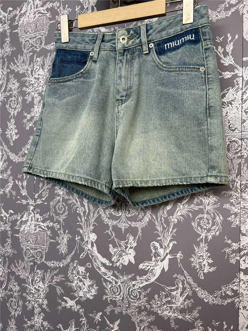 M1um1u new denim shorts cheap replica designer clothes