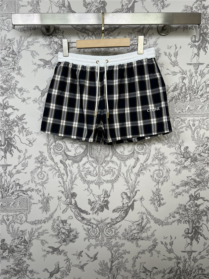 Ce1i*e new plaid shorts replica d&g clothing