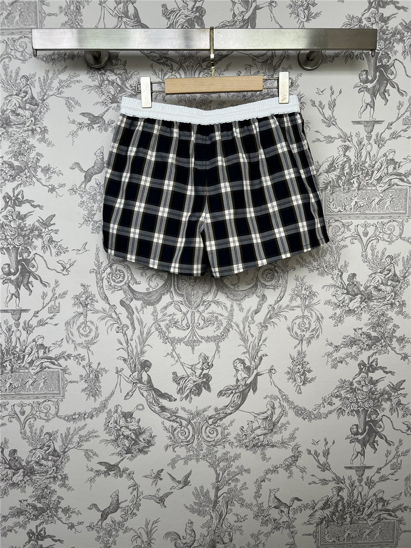 Ce1i*e new plaid shorts replica d&g clothing