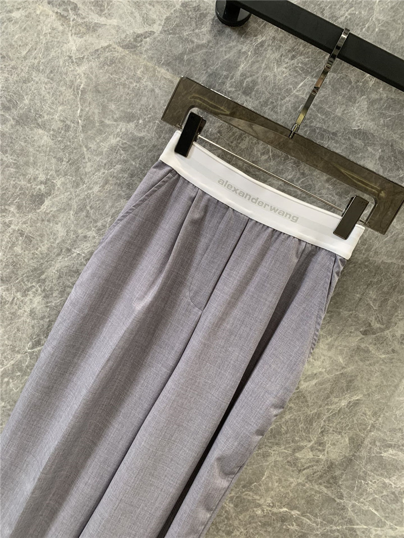 A1exa*der wang elastic high waist suit trousers replicas clothes