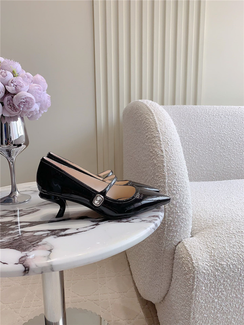 roger u1u1er virgule mary jane pumps black patent leather