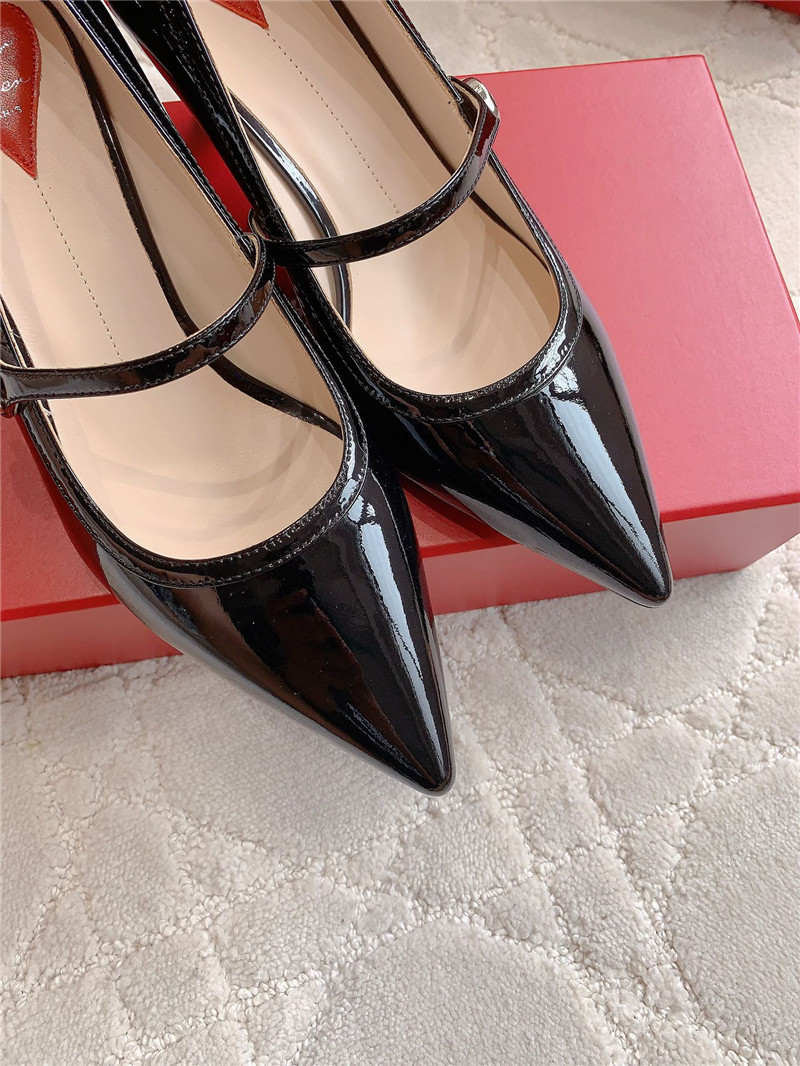 roger u1u1er virgule mary jane pumps black patent leather