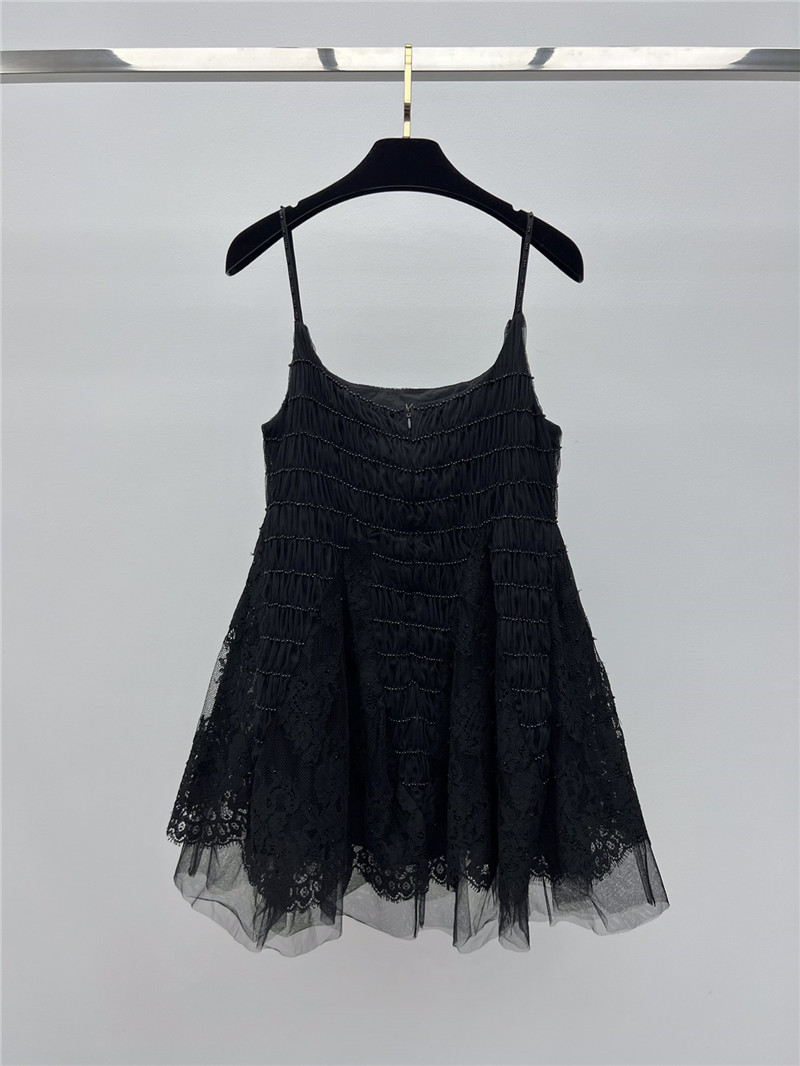 Ch**el heavy beaded little black dress replica d&g clothing