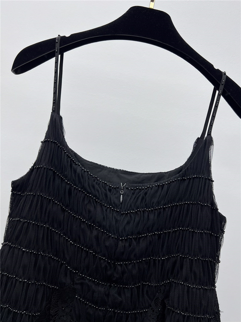 Ch**el heavy beaded little black dress replica d&g clothing
