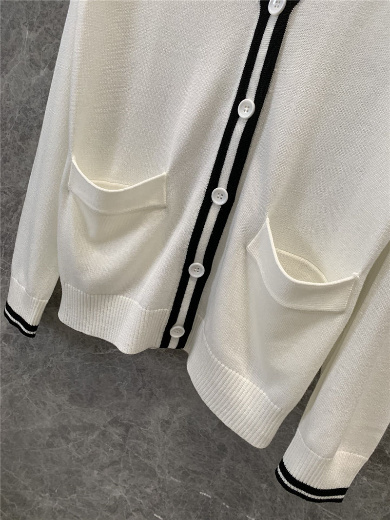 Ce1i*e logo single breasted knitted cardigan replicas clothes