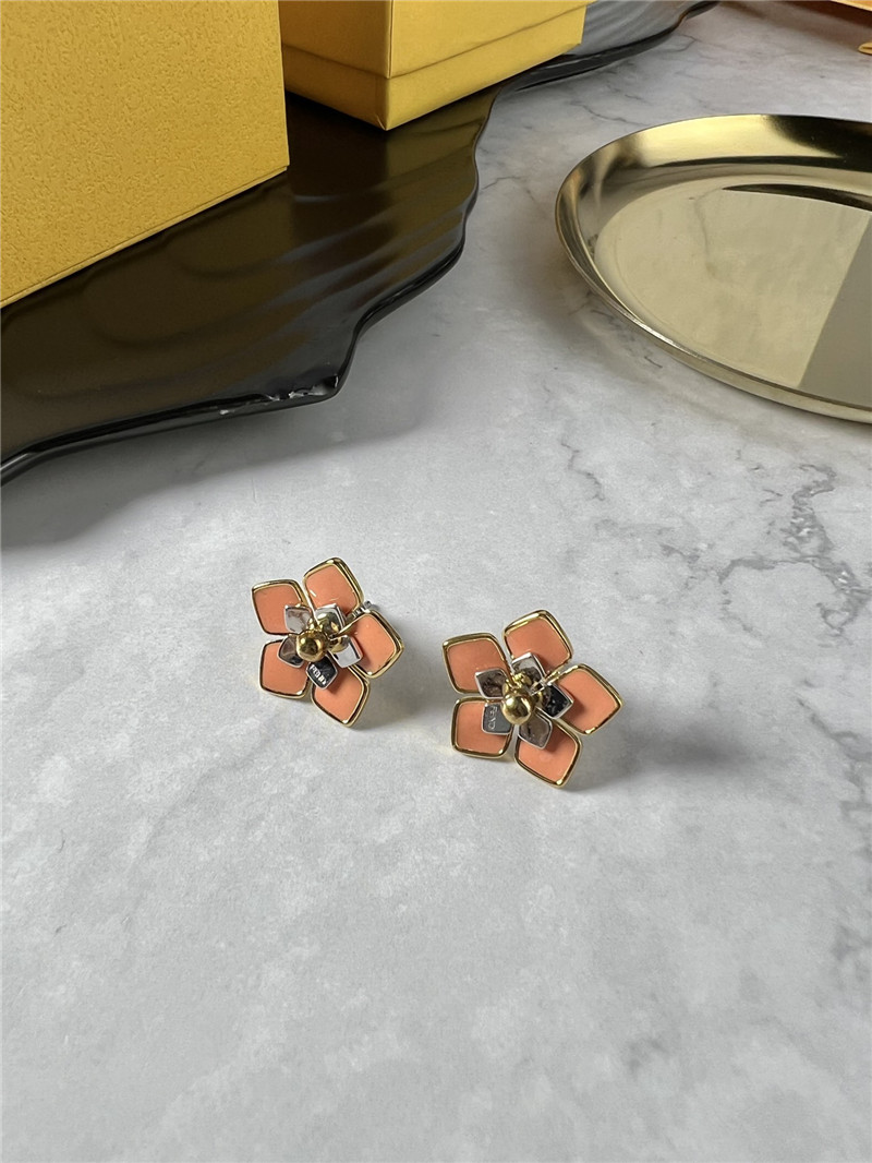 F**di new petal earrings