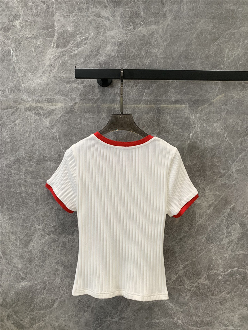 M1um1u short-sleeved t-shirt replica clothing sites