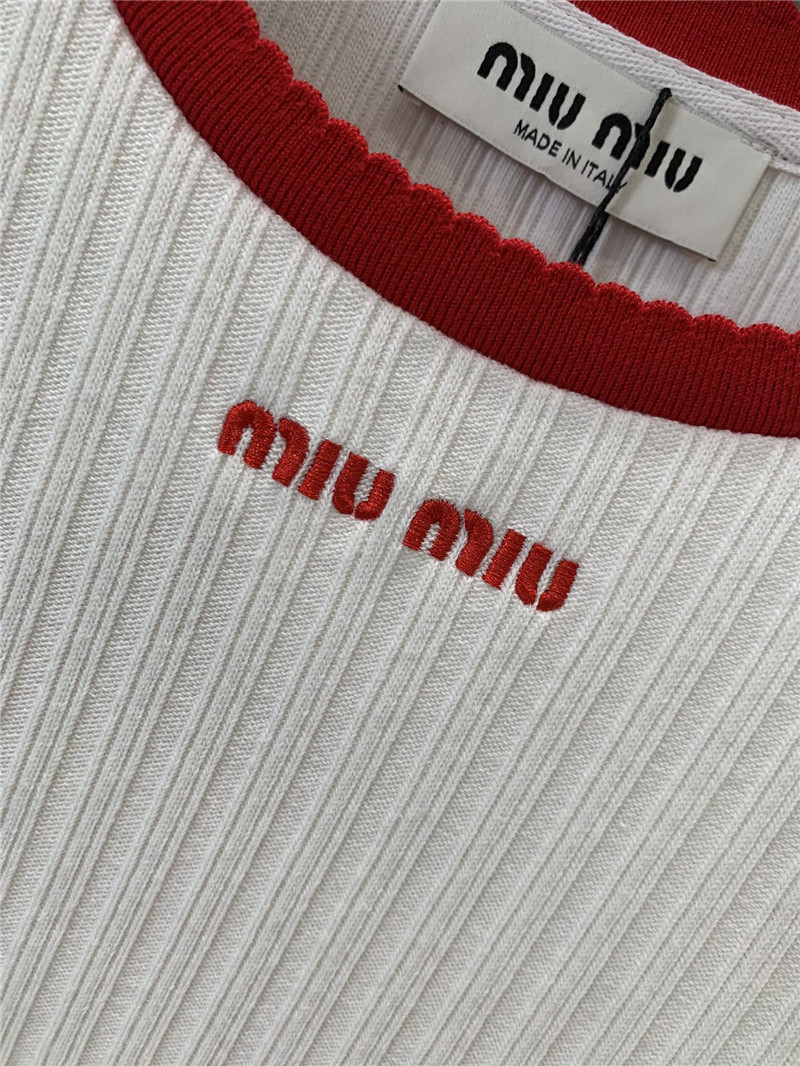 M1um1u short-sleeved t-shirt replica clothing sites