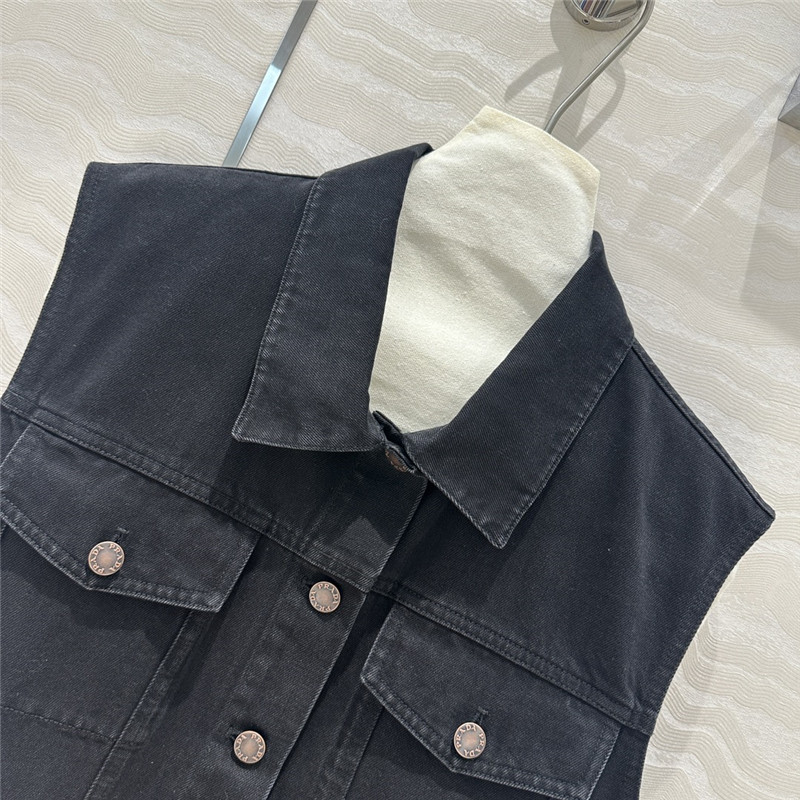 Pra*a functional long vest replica designer clothing websites