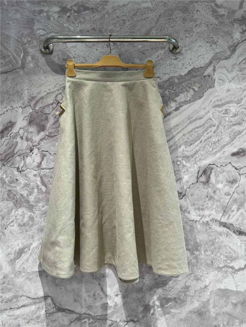 Va1e*ntin0 linen skirt cheap replica designer clothes