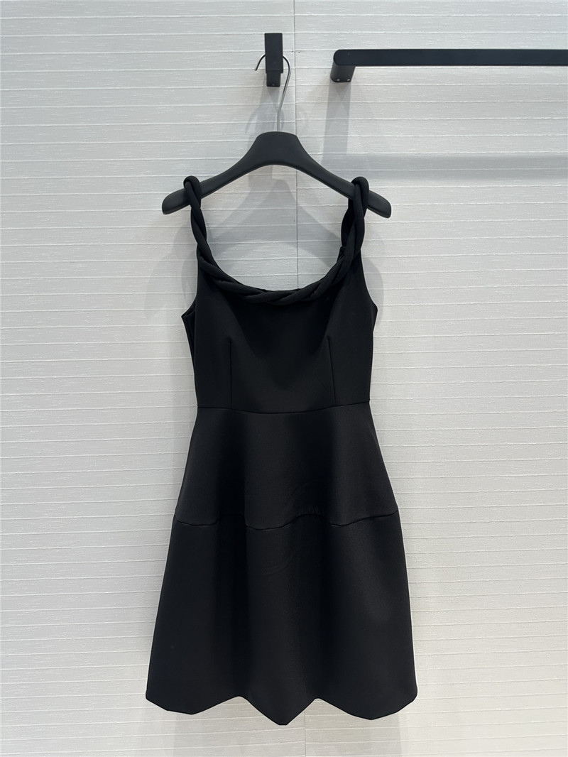 Va1e*ntin0 braided strap sleeveless dress replica d&g clothing