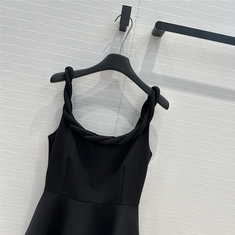 Va1e*ntin0 braided strap sleeveless dress replica d&g clothing