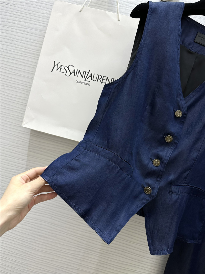 Y51 tencel cotton denim suit replica designer clothes