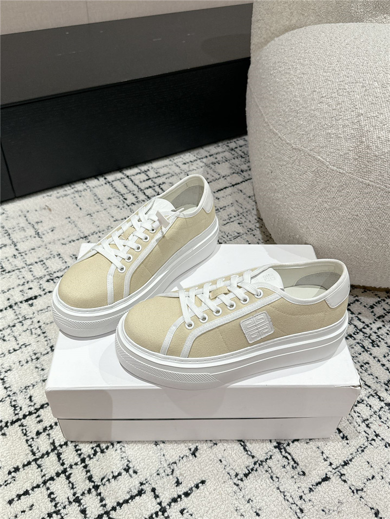 Givenchy City Denim Platform Sneakers