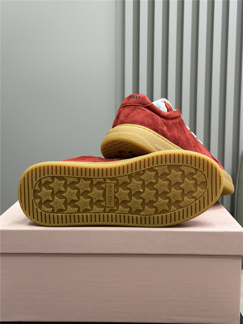 Miu Miu Laced Low-Top Sneakers