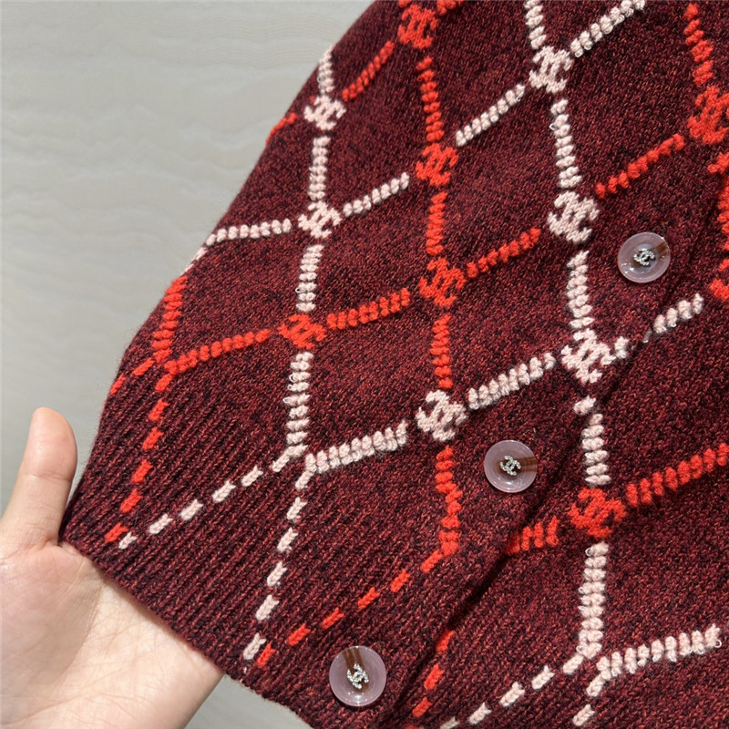 Ch**el handicraft series cashmere cardigan replicas clothes