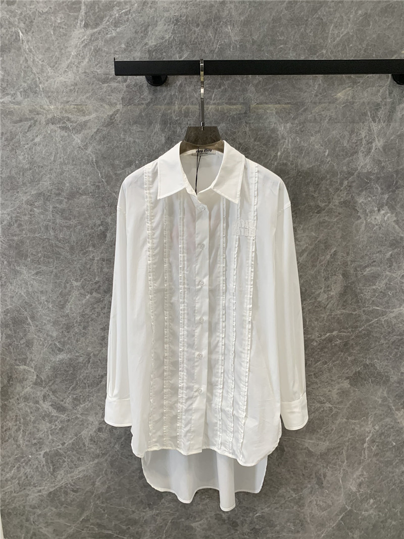 M1um1u mid-length shirt replica clothing sites