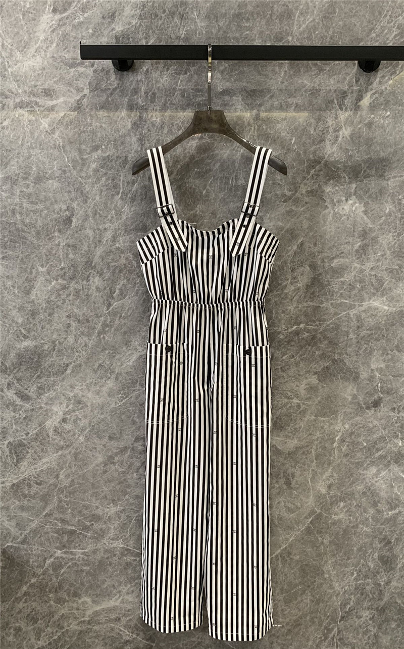 Ch**el vertical striped overalls cheap replica designer clothes