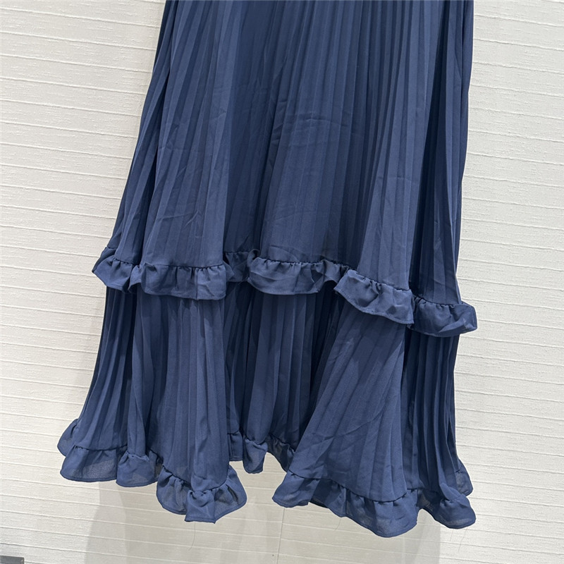 l0vis Vvtt0n lv layered pleated skirt replica d&g clothing
