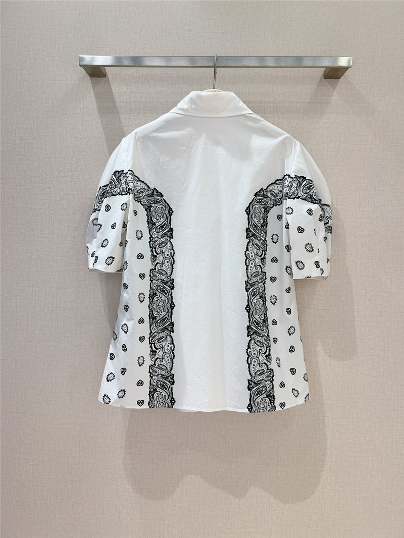 Chloé puff sleeve lapel shirt replica designer clothes