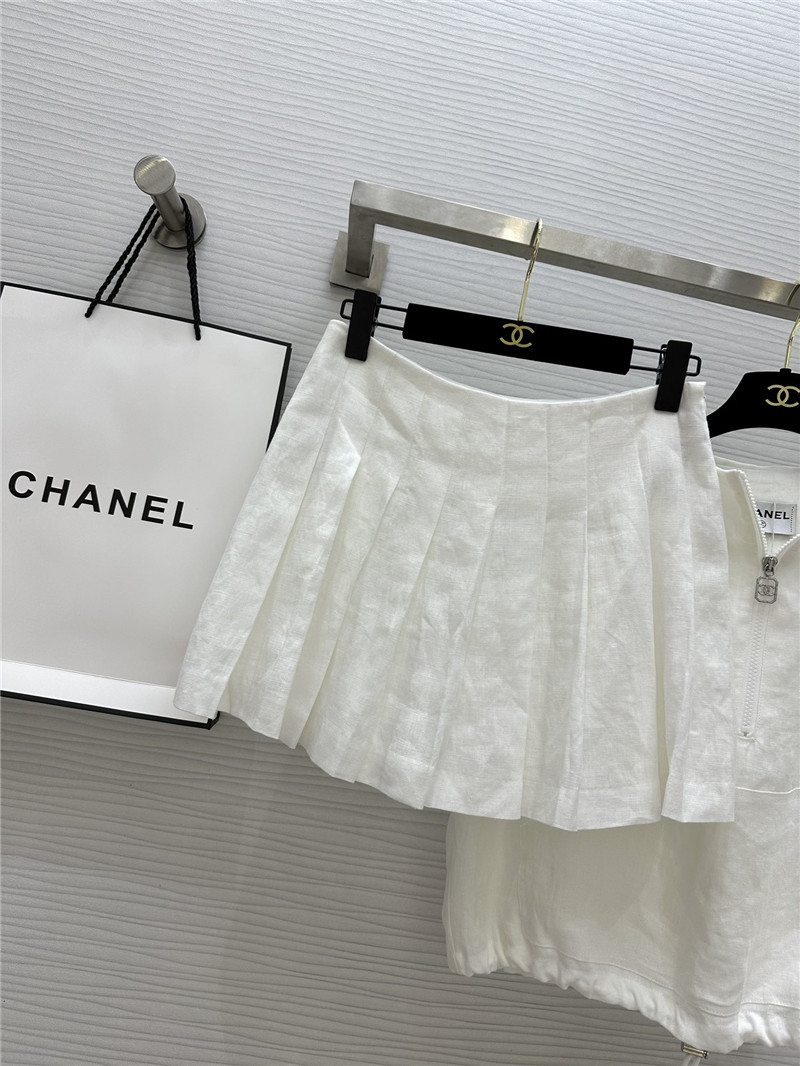 Ch**el vintage linen suit replica designer clothes