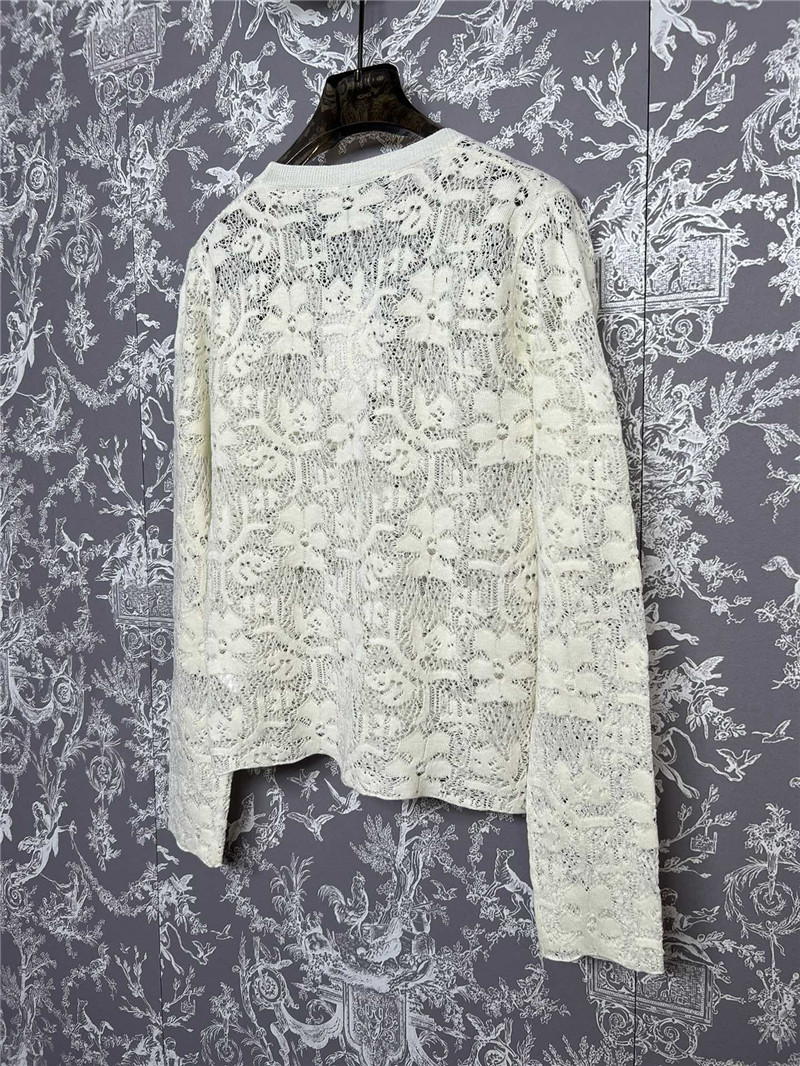 D10r new lace crochet cardigan replica designer clothes