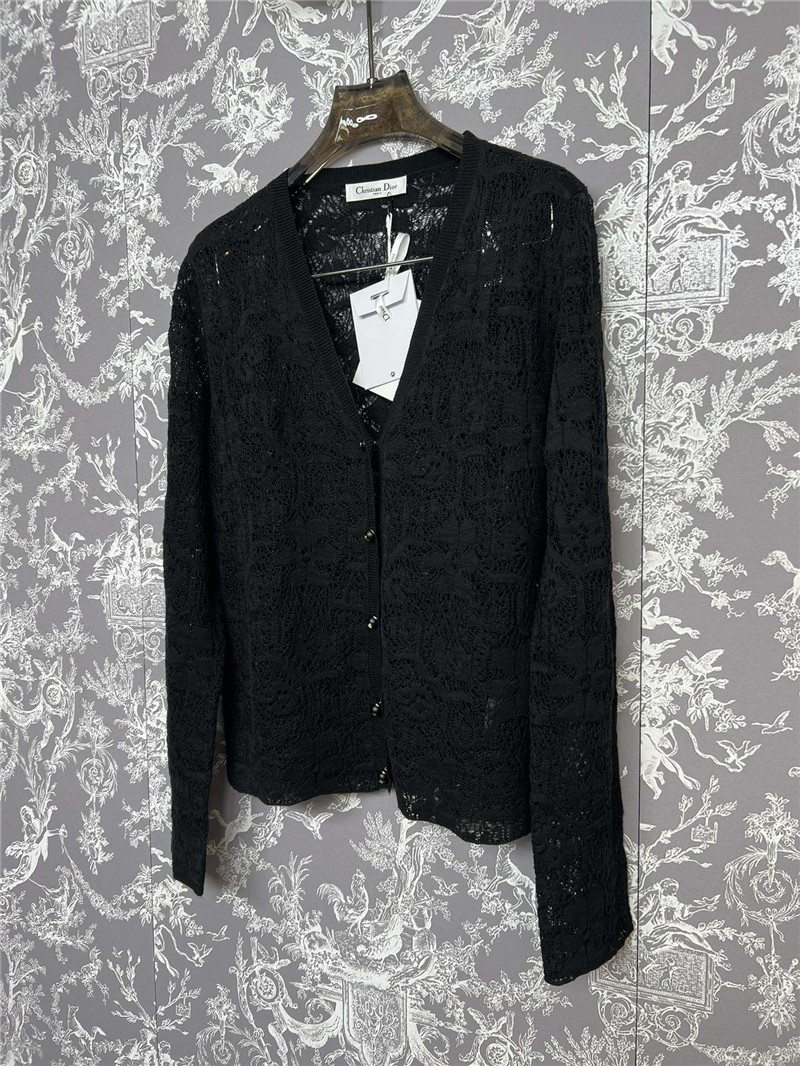 D10r new lace crochet cardigan replica designer clothes
