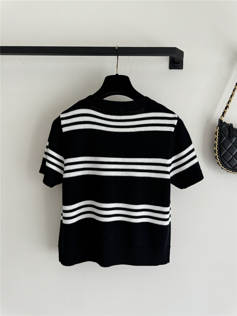 Ch**el striped cardigan replica d&g clothing
