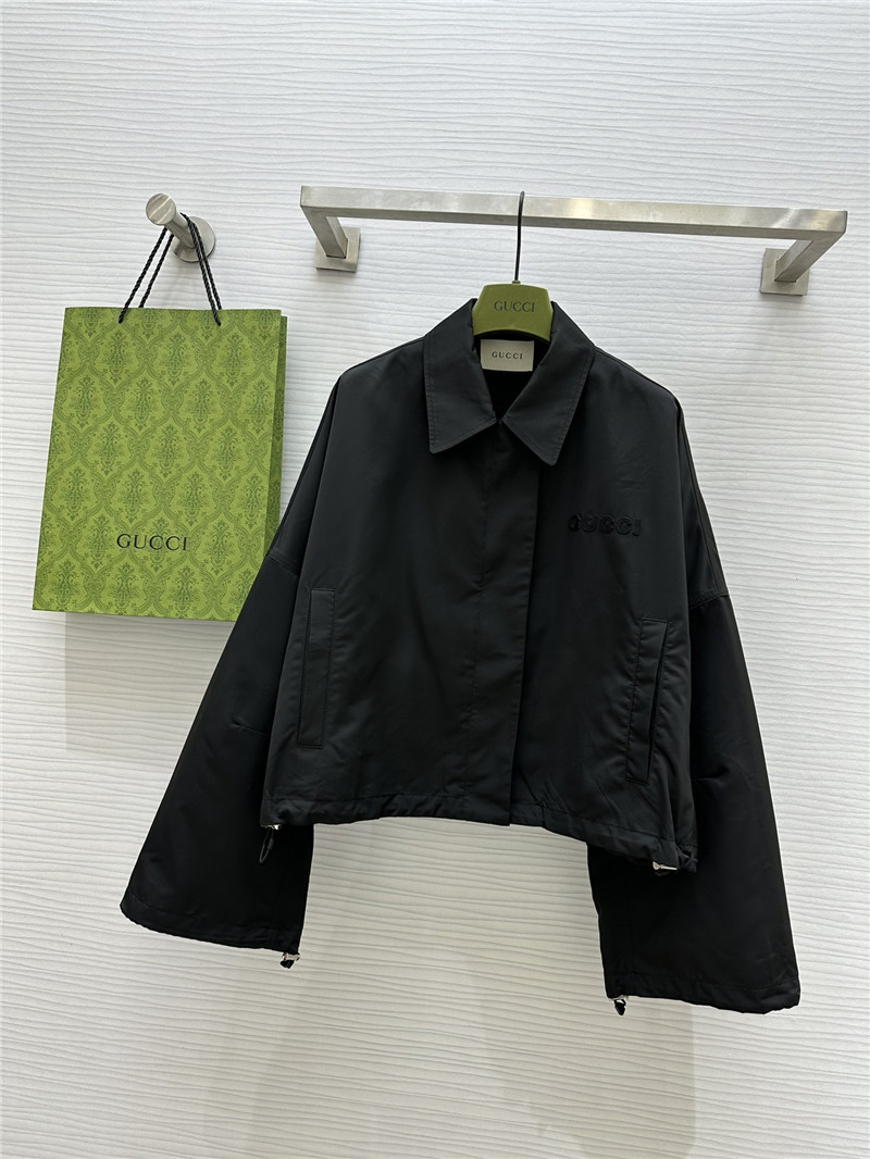 Gvc*1 drawstring zipper lapel jacket replica designer clothes