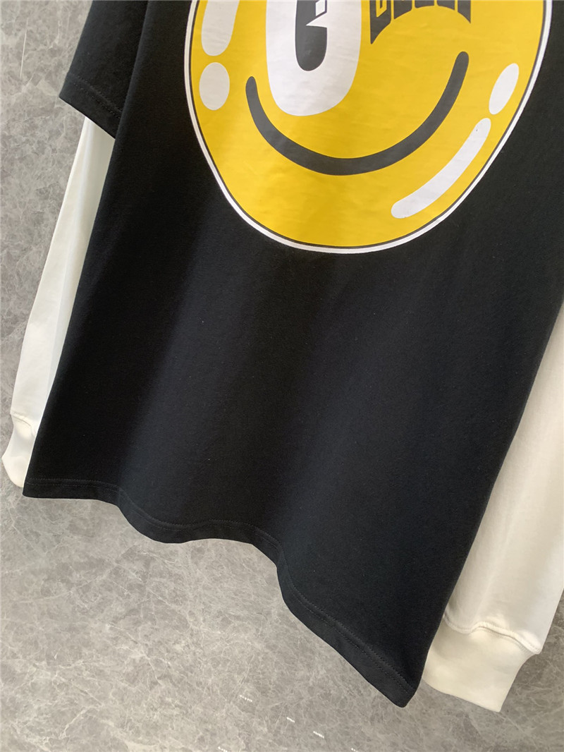 Gvc*1 fake two-piece long-sleeved t-shirt replica d&g clothing