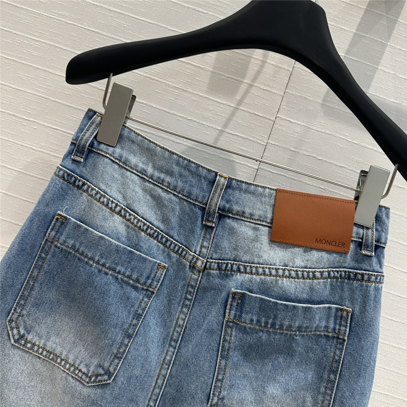 Moncler new denim long skirt replica clothes