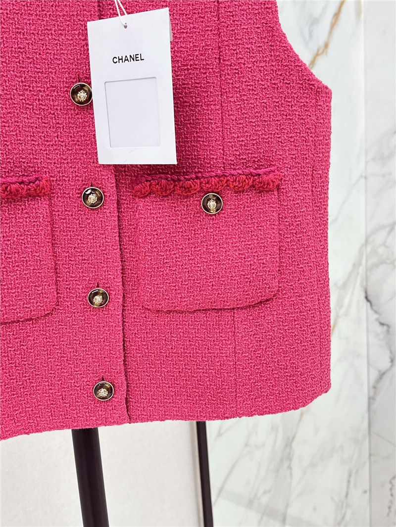 Ch**el new woven vest replica designer clothes