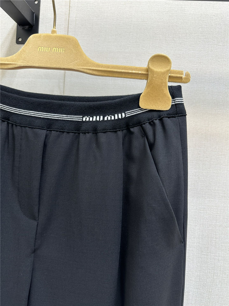 M1um1u high waist wide leg trousers replica d&g clothing