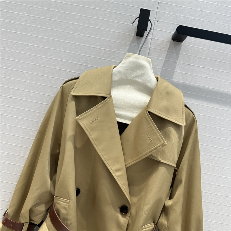 Pra*a waist short trench coat replica d&g clothing